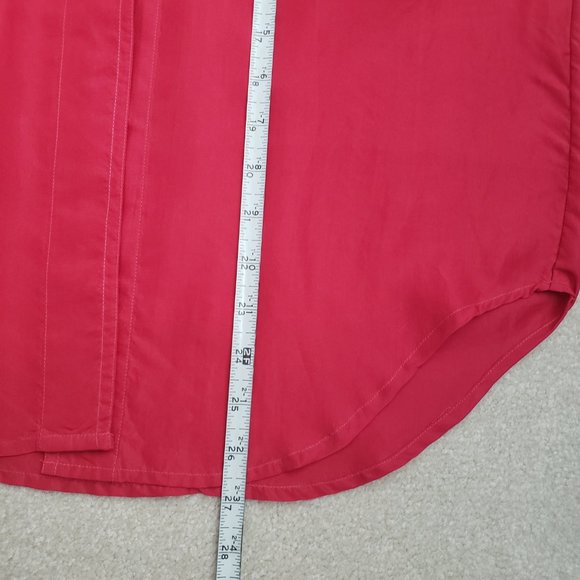 Vintage Silk Oversized Sail Away for Royal Cruise Line Red Shirt - Picture 6 of 9